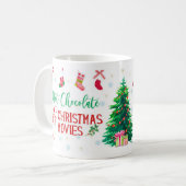Mug Chocolat Chaud & Films de Noël (Devant gauche)