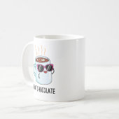 Mug Chocolat Chaud Funny Boire Pun (Devant gauche)