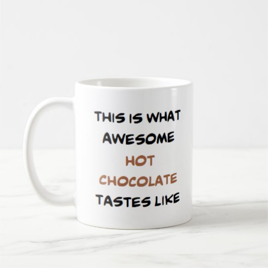 Mug chocolat chaud, génial (Gauche)