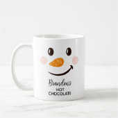 Mug Chocolat Chaud Personnalisé Snowman Kids (Gauche)