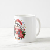 Mug Chocolat Chaud Pingouin Noël Mignon (Devant droit)