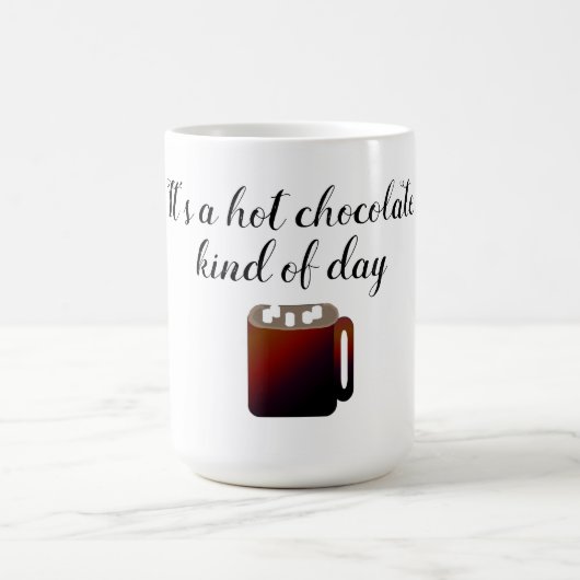 Mug Chocolat chaud type de jour (Centre)