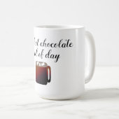 Mug Chocolat chaud type de jour (Devant droit)