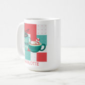 Mug Chocolat Chocolat Chaud Mignonne hiver saison caca (Devant gauche)