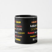 Mug Chocolat coloré multilingue CACAO (Centre)