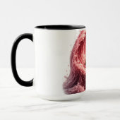 Mug Chocolat de surf mignon et café fraise rose (Gauche)