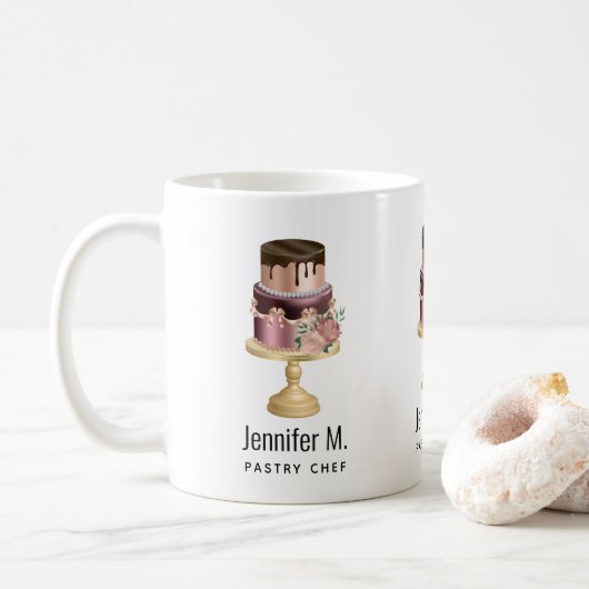 Mug Chocolat Drives et Rose Gold Luxury Cake (Avec donut)