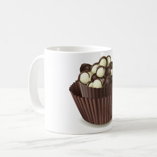 Mug Chocolat en coupe de chocolat (Devant gauche)