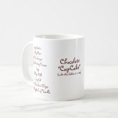 Mug Chocolat "gâteau de tasse" dans une recette de (Devant gauche)