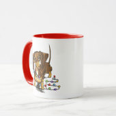 Mug Chocolat Holiday Cheval (Devant gauche)