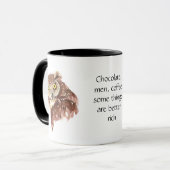 Mug Chocolat, hommes, café certaines choses sont mieux (Devant gauche)