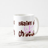 Mug Chocolat intelligent d'amour de filles (Devant droit)