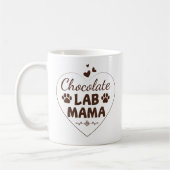 Mug Chocolat Lab Mama Labrador Maman (Gauche)