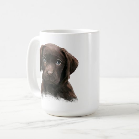 Mug Chocolat Labrador (Devant gauche)