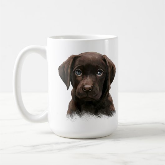 Mug Chocolat Labrador (Gauche)