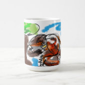Mug chocolat labrador art (Centre)