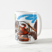 Mug chocolat labrador art (Devant droit)