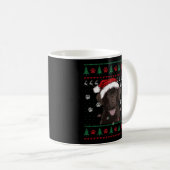 Mug Chocolat Labrador Noël Vilain Sweat Lab Chien (Devant droit)