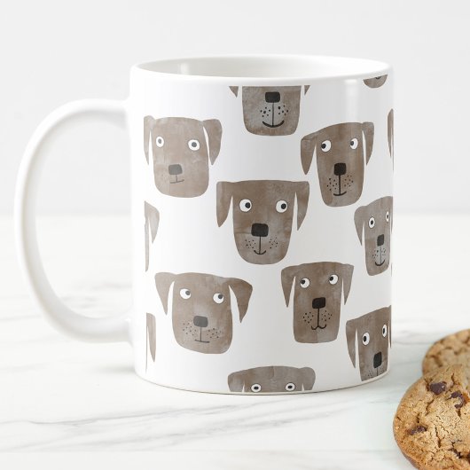Mug Chocolat Labrador Retriever Chien Aquarelle