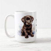 Mug Chocolat Labrador Retriever Chien Papa Sweet Puppy (Gauche)
