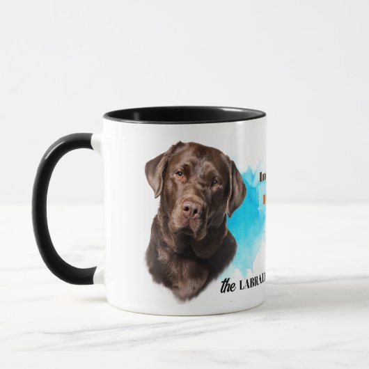 Mug Chocolat Labrador Retriever Dog Loyal Friend (Gauche)