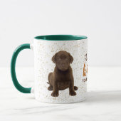 Mug Chocolat Labrador Retriever Puppy Kisses (Gauche)