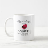 Mug Chocolat Lover Citation Cadeau Chocolat Est La Rép (Gauche)