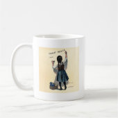 Mug Chocolat Menier Petite fille Mur écriture (Gauche)