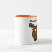 Mug Chocolat mignon Moose drôle Plaisanterie jeu de de (Centre)