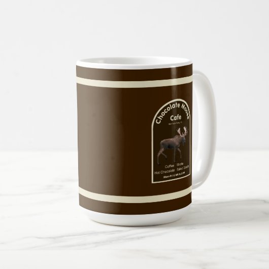 Mug Chocolat Moose Café (Devant droit)