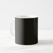 Mug Chocolat noir (couleur solide) (Devant gauche)