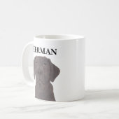 Mug Chocolat personnalisé Labrador (Devant gauche)