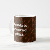 Mug Chocolat Powered Cellist Cello Player (Devant gauche)