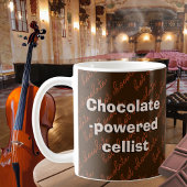 Mug Chocolat Powered Cellist Cello Player