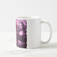 Chocolat rose violet Poster de animal Mona Lisa