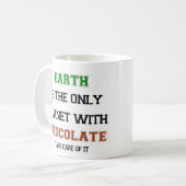 Mug chocolat, seule terre (Devant gauche)