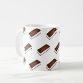 Mug Chocolat Vanille Crème de glace Sandwich Junk Food (Devant gauche)