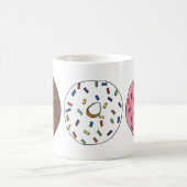 Mug Chocolat Vanille Fraise Donut Doughnut Foin (Centre)
