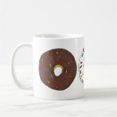 Mug Chocolat Vanille Fraise Donut Doughnut Foin (Gauche)