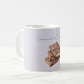 Mug Chocolat Vert Pistache Lavande Violet (Devant gauche)