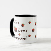 Mug Chocolat vivant d'amour (Devant gauche)