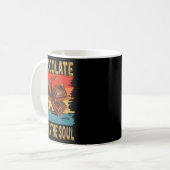 Mug Chocolate Heals The Soul Funny Chocolate Lovers Re (Devant gauche)
