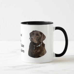 Mug Chocolate Labrador dog photo