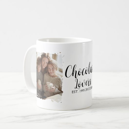 Mug Chocolate Lovers Established Photos (Devant gauche)