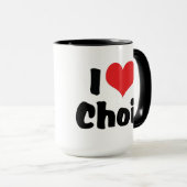 Mug Chœur I Love Heart (Devant droit)