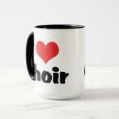Mug Chœur I Love Heart (Devant gauche)