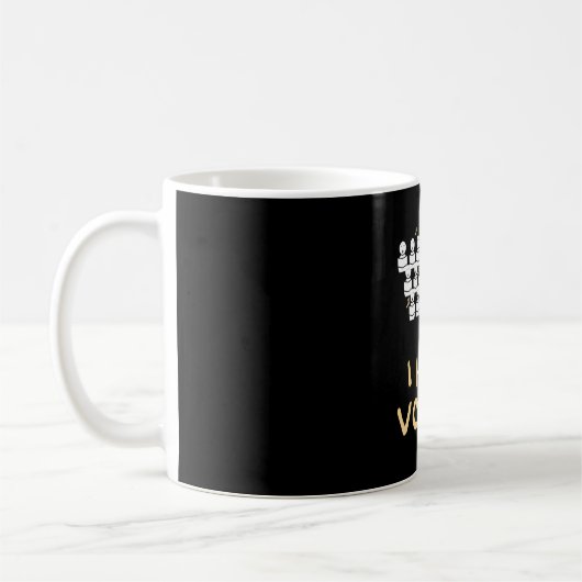 Mug Choir Enseignant J'Entends Voices Funny Choriste (Gauche)