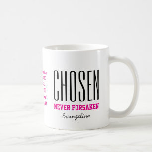 Mug CHOISI JAMAIS ABANDONNÉ Inspirant Nouveau Chrétien