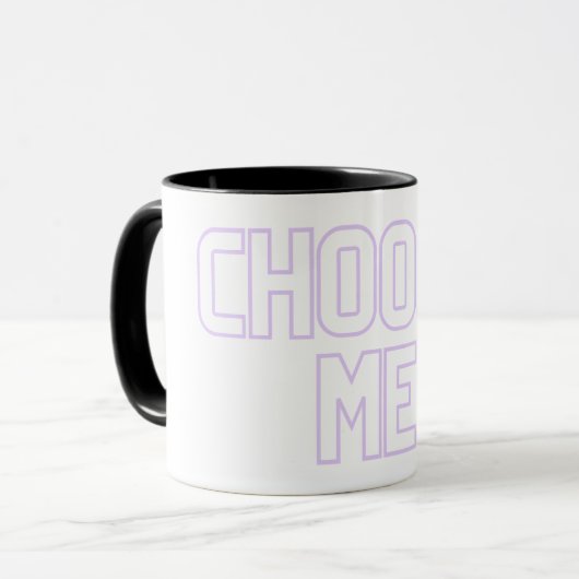 Mug choisir (Devant gauche)