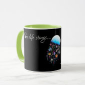 Mug Choisir d'encourager la floraison méduse florale (Devant gauche)